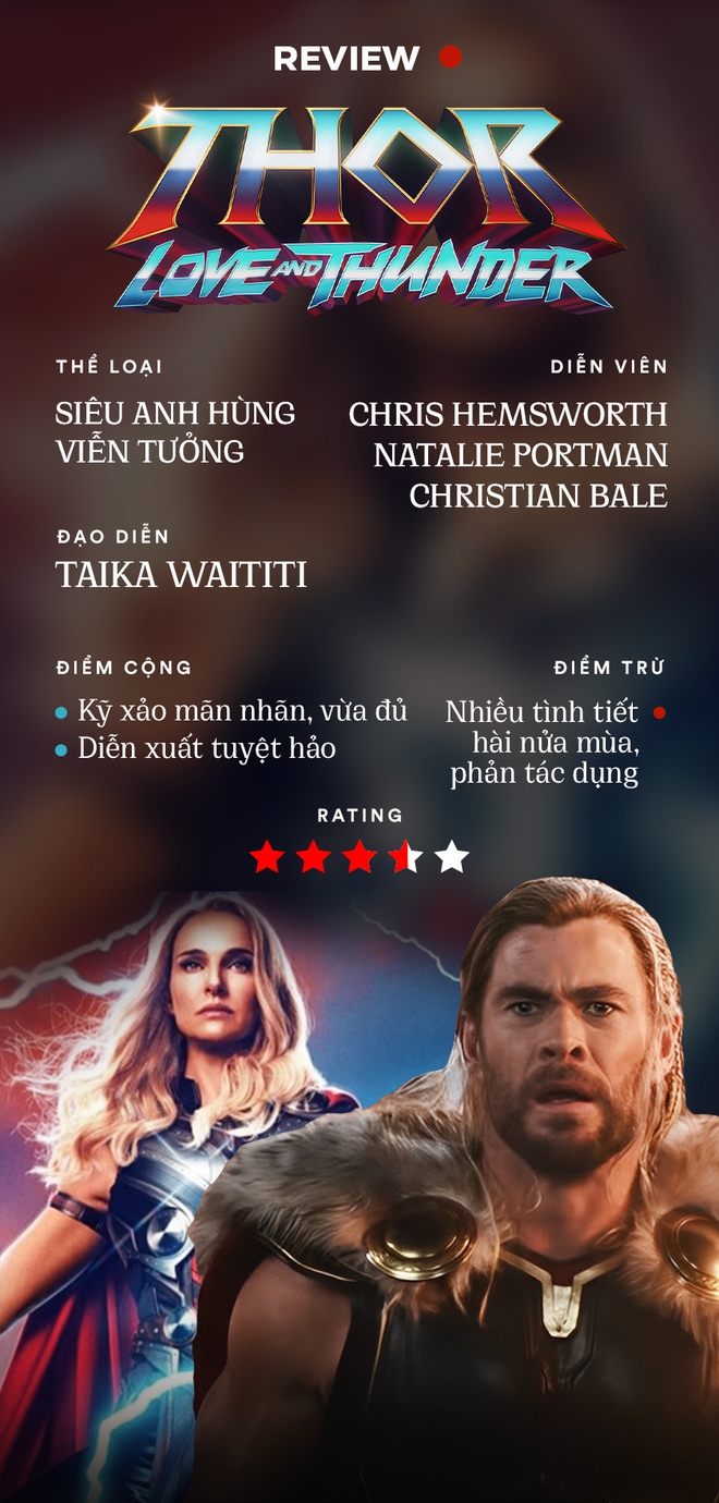 Thor: Love and Thunder - Show tạp kỹ màu mè, duyên dáng nhưng vui thôi đừng vui quá! - Hình 7
