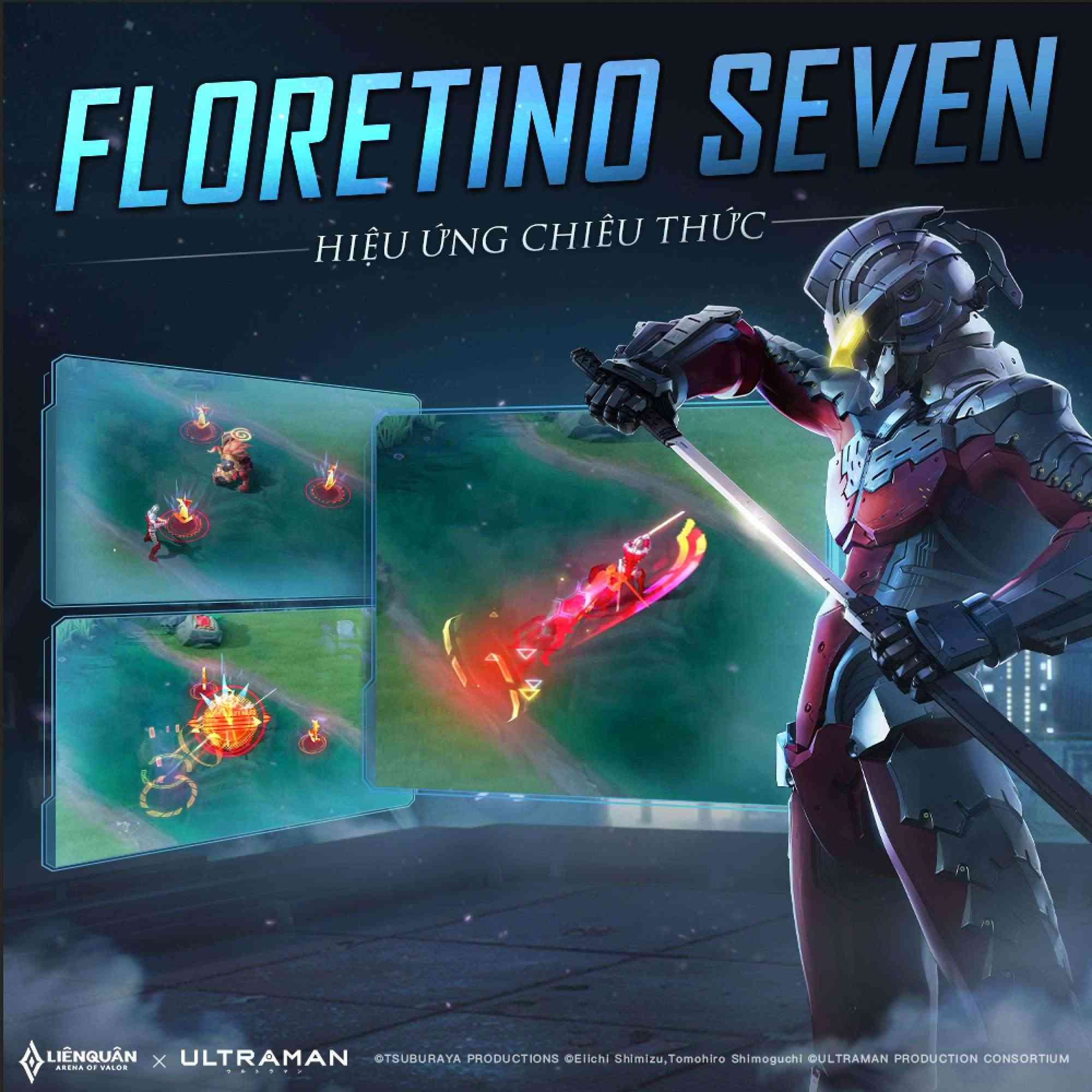 Liên quân Ultraman Skin mới cho Florentino Seven