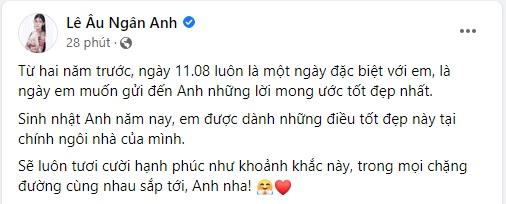 Lê Âu Ngân Anh chính thức khoe cận cảnh chồng sắp cưới, thì ra là mỹ nam có tiếng Vbiz - Hình 2