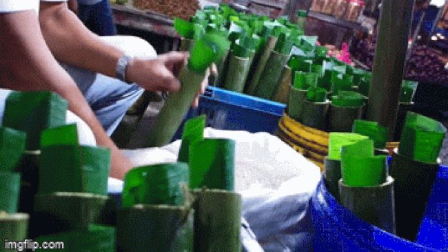 Cũng là cơm lam nhưng ở Thái Lan và Malaysia có gì khác Việt Nam? - Hình 12