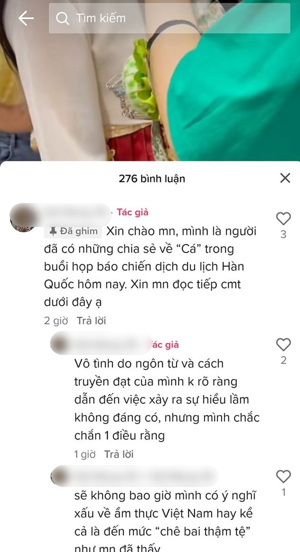 Tiktoker chê cá Việt Nam tanh nhưng khen cá Hàn Quốc, lên tiếng sau khi bị 1 nhà báo vỗ mặt - Hình 7