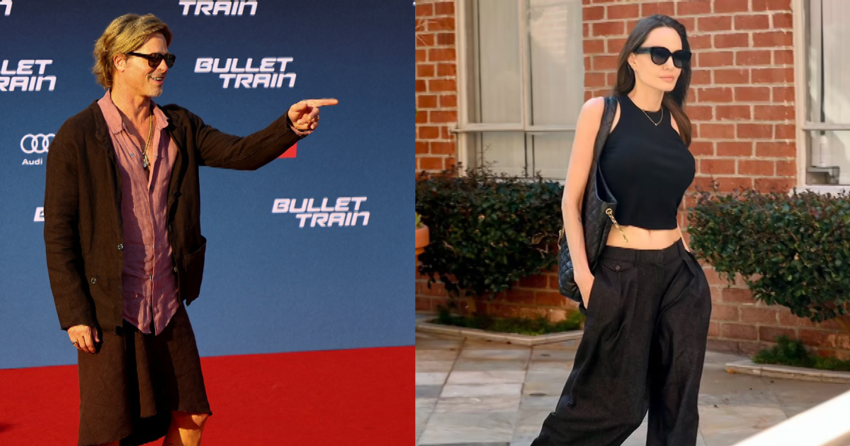 Angelina Jolie khoe eo thon cá tính trên phố trong lúc chồng cũ theo đuổi style đầy nữ tính - Hình 9