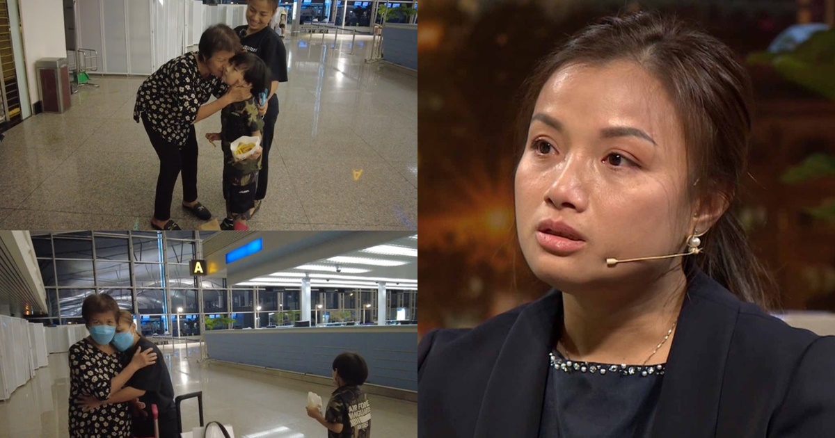Quỳnh Trần JP xúc động, ôm chia tay mẹ ruột trước khi về Nhật, bé Sa hành động đáng yêu với bà Ngoại - Hình 10