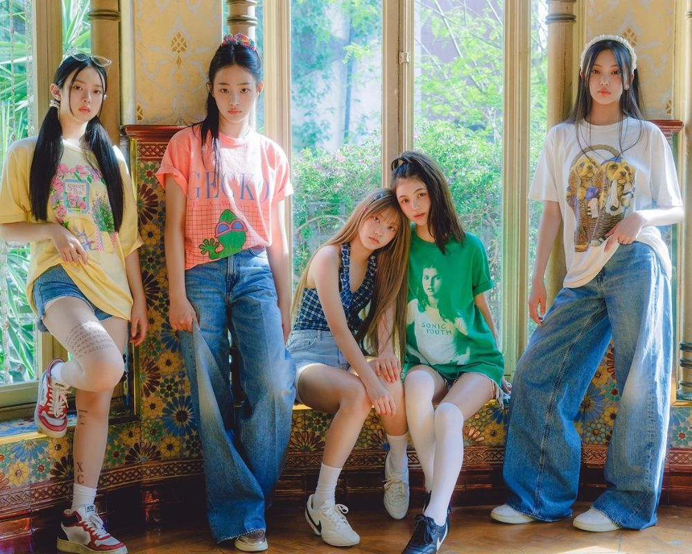 NewJeans - Thánh thị phi mới: Hết đòi ngang hàng BLACKPINK lại gây sốc vì ăn mặc không phù hợp - Hình 4