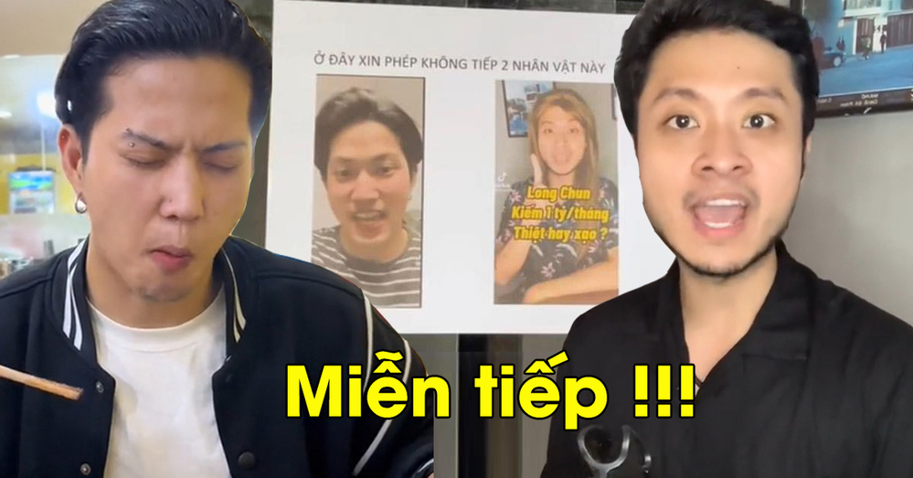2 TikToker review có tiếng bị quán ăn dán ảnh miễn tiếp gây xôn xao - Hình 2