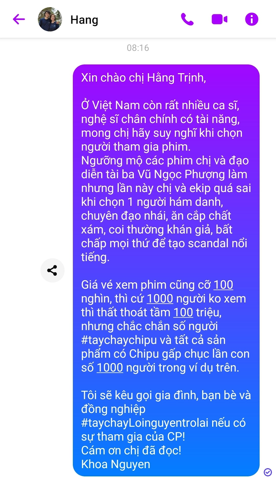 Chi Pu bị khán giả tẩy chay, đề nghị đạo diễn cắt vai khi đóng vai nữ chính phim kinh dị - Hình 2