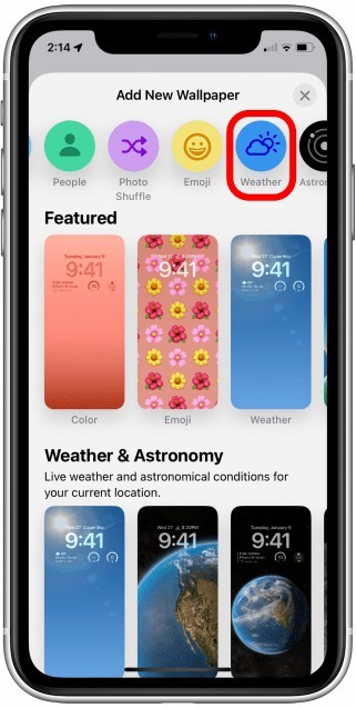 Hướng dẫn cài đặt màn hình khóa thời tiết trên iOS 16 - Hình 4