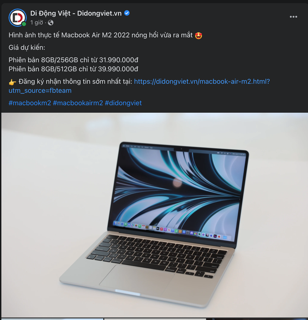 MacBook Air M2 mới về Việt Nam sẽ có giá hơn 30 triệu đồng - Hình 6