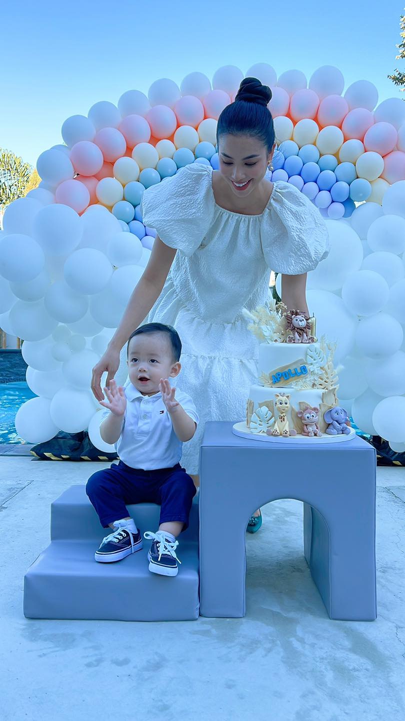 Vừa sang Mỹ, Phạm Hương cùng chồng đại gia tổ chức sinh nhật hoành tráng cho con trai thứ 2 - Hình 9