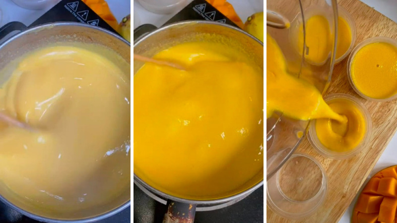 2 cách làm chè thạch pudding xoài thơm ngon ngọt ngào cực hấp dẫn - Hình 14