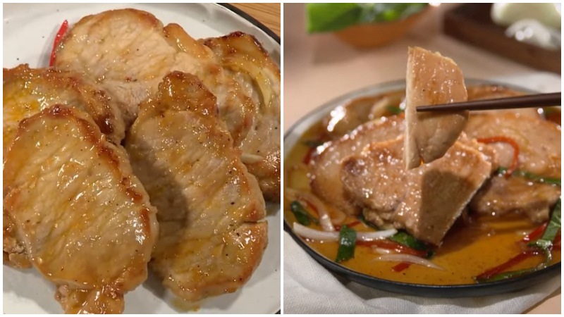 Công thức làm cốt lết chiên sốt húng chanh lạ miệng, đậm đà, hòa quyện - Hình 8