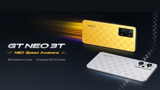 realme GT Neo 3T ra mắt: Màn hình AMOLED 120Hz, chip Snapdragon 870, sạc nhanh 80W, giá 11.6 triệu đồng - Hình 1
