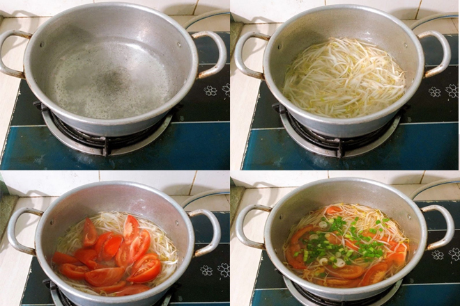 Cách nấu canh giá đỗ cà chua đơn giản, thanh mát cho ngày nóng - Hình 5