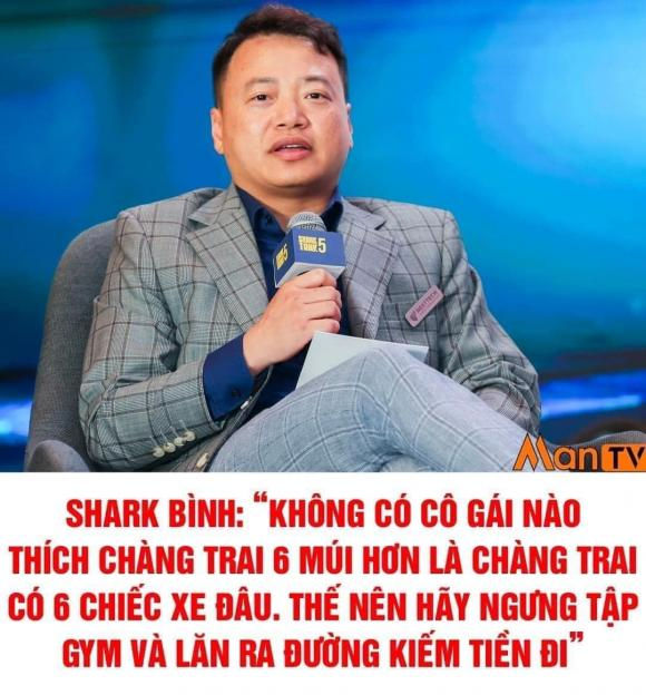 Shark Bình: Không cô gái nào thích chàng trai có 6 múi hơn chàng trai có 6 chiếc xe, Trang Trần và vợ cũ Huy Khánh phản ứng ngược - Hình 3