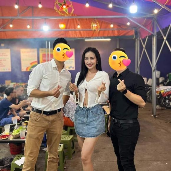 Hoa hậu Ngọc Châu bị fan bắt gặp ngoài đời, nhan sắc thật ra sao? - Hình 2