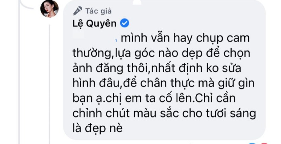 Lệ Quyên nói chuyện triết lý, khẳng định mẫu phụ nữ hoàn hảo là phải biết lả lơi trong phòng ngủ - Hình 2