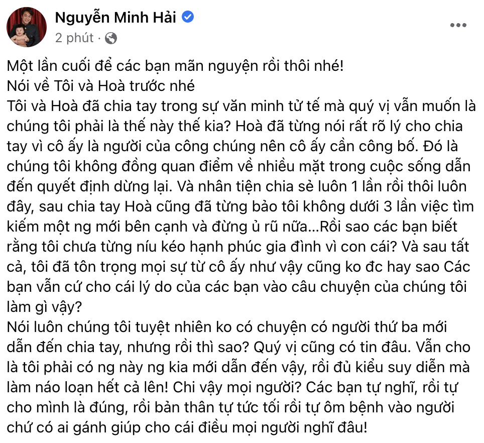 Hòa Minzy xác nhận chồng cũ có tình mới, thiếu gia Minh Hải bức xúc lên tiếng - Hình 7