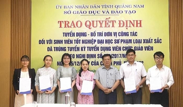 Quảng Nam, Quảng Ngãi tuyển dụng GV theo NĐ 140 chủ yếu phân bổ về trường chuyên - Hình 1