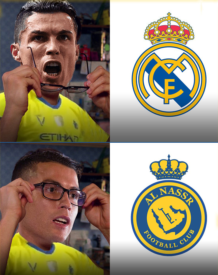 Ảnh chế: Ronaldo từ bỏ đỉnh cao chạy theo tiếng gọi kim tiền - Hình 7