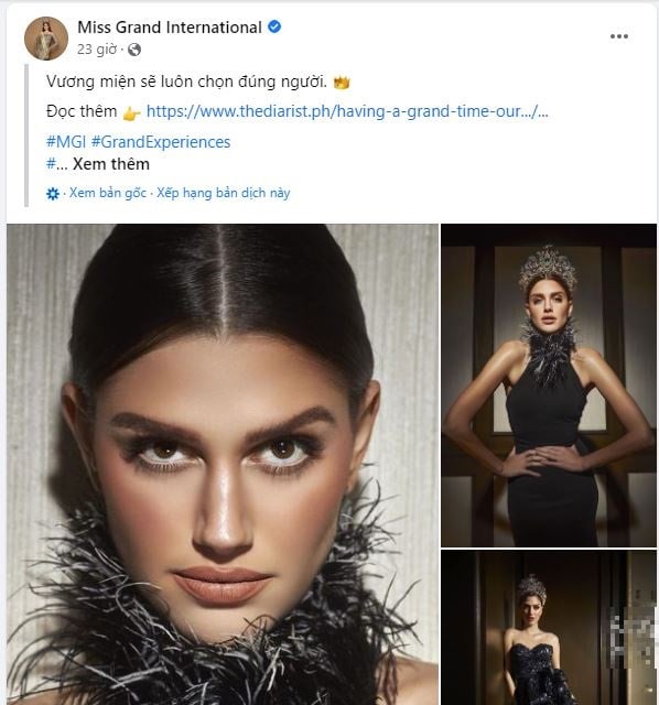 Miss Grand của ông Nawat có tuyên bố bất ngờ, 'cà khịa' khi thấy Ngọc Châu nổi bật tại Miss Universe - Hình 1