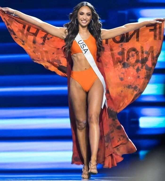 Chung kết Miss Universe: Hoa hậu Mỹ bị tố gian lận, Harnaaz Sandhu vấp té ở màn final walk - Hình 7