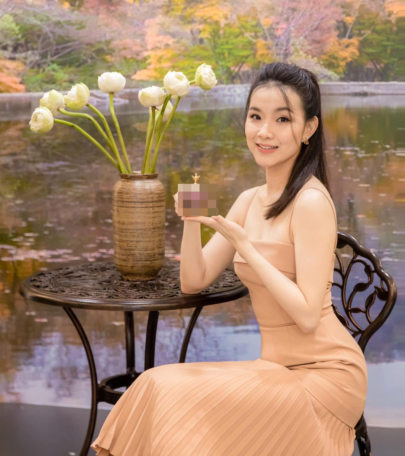 Hoa hậu Thuỳ Lâm tái xuất sau nhiều năm ở ẩn, nhan sắc vẫn gây thương nhớ - Hình 3