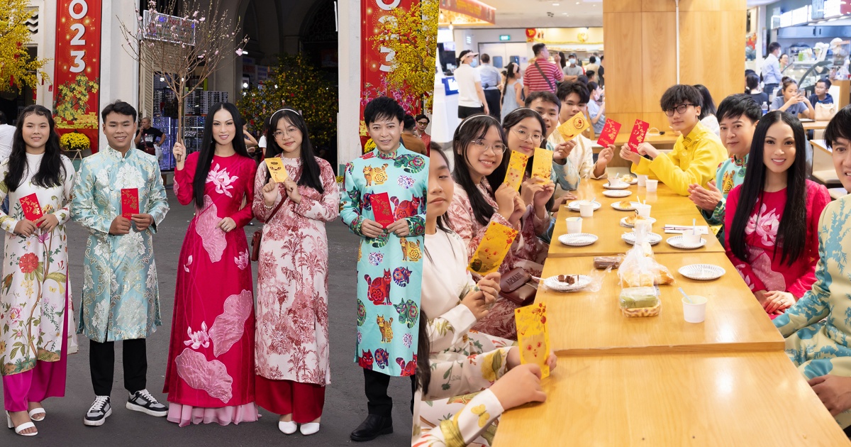 Ca sĩ tỉ phú Hà Phương mang hơi ấm tình thương đến với những trẻ em kém may mắn ngày đầu Xuân - Hình 10