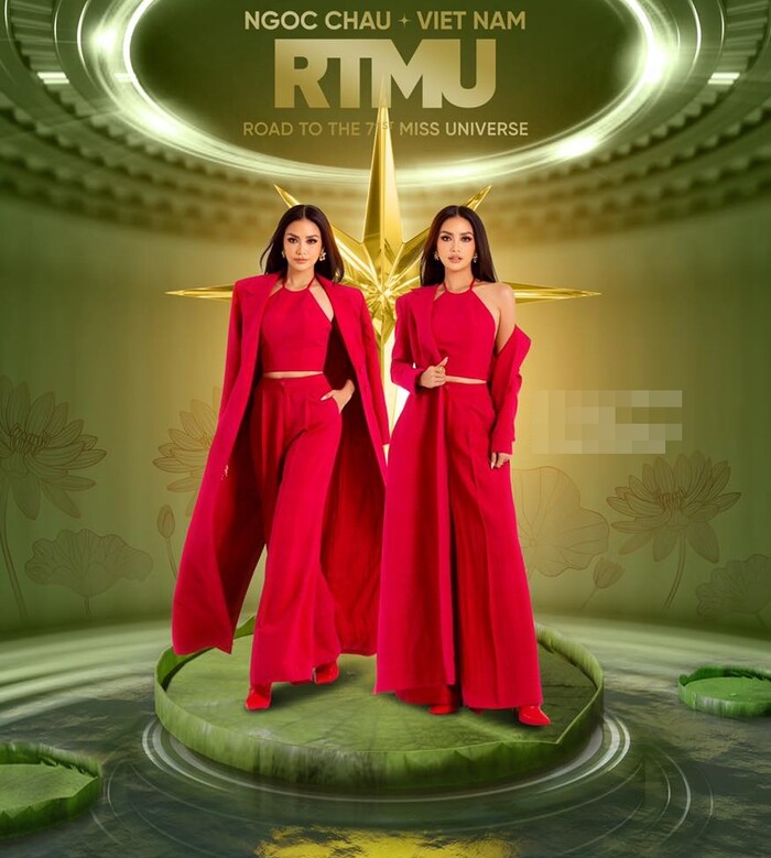 Ngọc Châu vừa lên đồ cực bén đổ bộ Miss Universe, 'ông lớn' đã bế vào Top 11 thí sinh mạnh nhất - Hình 1