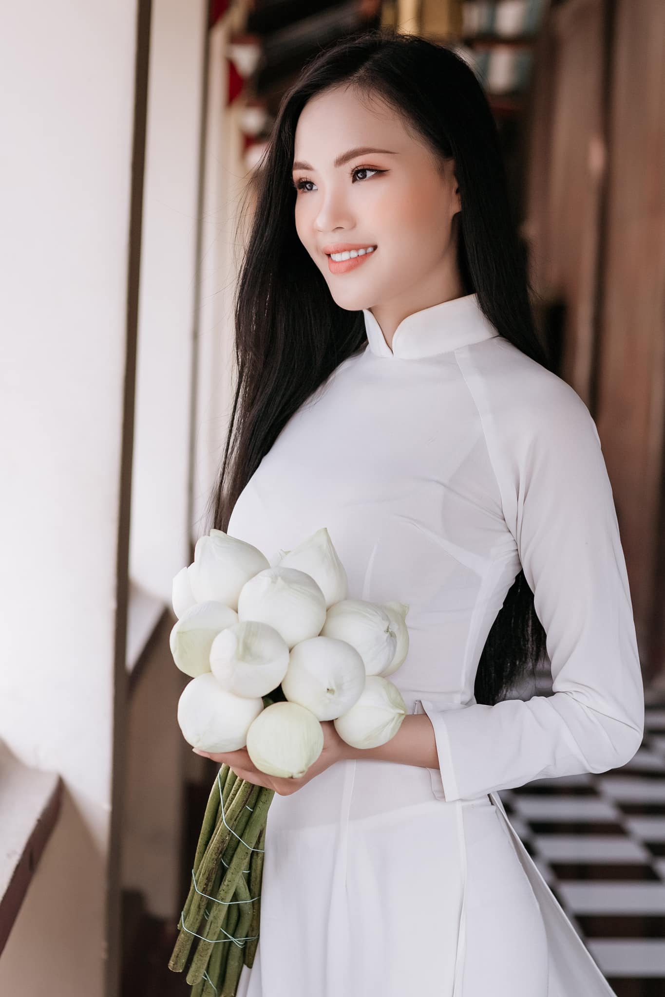 Mỹ nữ gây chú ý vì chân thẳng như thước kẻ, số đo đẹp nhất nhì Miss Earth Vietnam - Hình 1