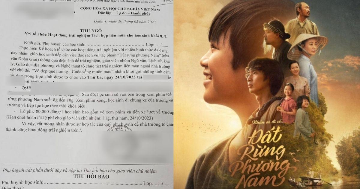Xôn xao trường trung học bắt học sinh xem Đất rừng phương Nam, coi như 1 tiết học và phải đóng phí - Hình 10