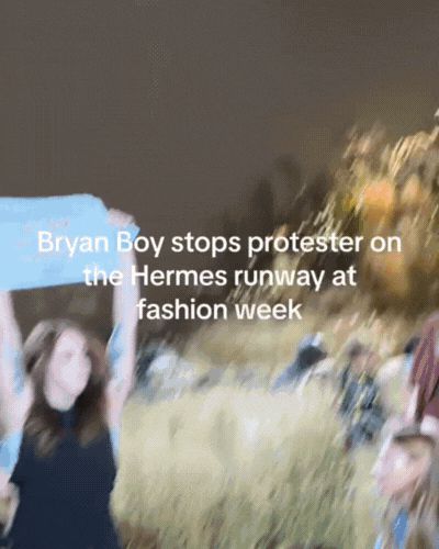 Khoảnh khắc dẹp loạn của fashion blogger Bryanboy tại show Hermès - Hình 1