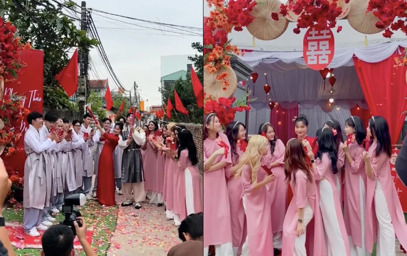 Kết hôn cùng bạn trai Hàn Quốc, chú rể khiến gia đình cô dâu ngượng chín mặt khi vô tư hỏi 1 điều - Hình 2
