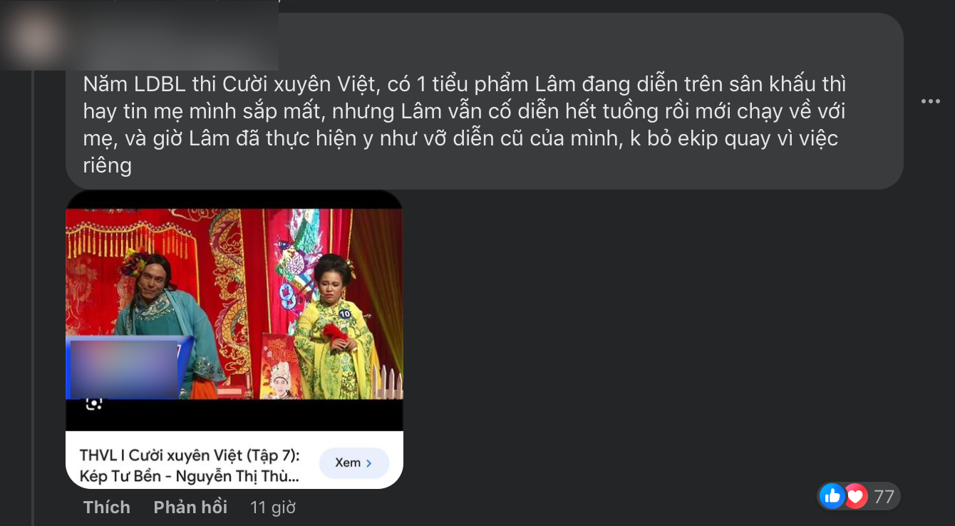 Mẹ vợ Dương Lâm mất đã được báo trước qua 1 tiểu phẩm anh từng diễn khiến ai cũng rợn người? - Hình 2