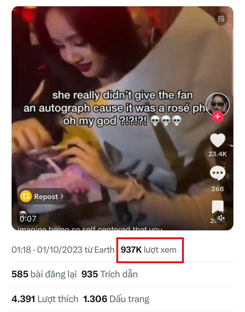 Lisa lộ nghi vấn cạch mặt Rosé hậu show diễn ở Pháp, chị cả BLACKPINK âm thầm lập kỷ lục mới - Hình 3