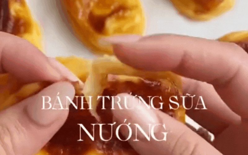 Cách làm bánh sữa tươi nướng núng nính cực ngon - Hình 9