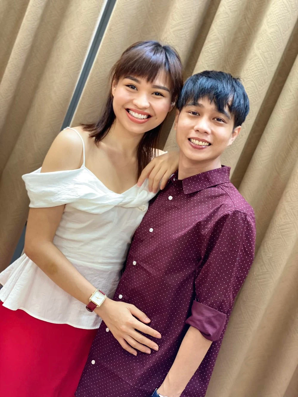 Con gái Lê Giang đón con đầu lòng sau thời gian lộ vòng 2 lùm xùm, Tuấn Dũng háo hức lên chức bố? - Hình 1