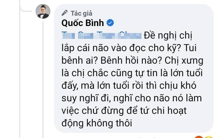 MC Quốc Bình bị nghi bênh vực Hồng Phượng, đáp trả CĐM gay gắt - Hình 5