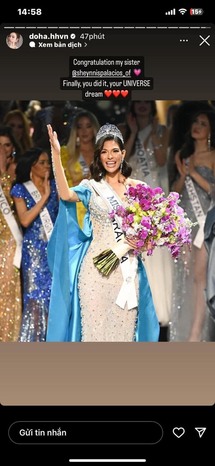 Đỗ Thị Hà bất ngờ nhắc đến Tân Miss Universe từng bị mình đánh bại, fan sắc đẹp xôn xao vì điều này! - Hình 2