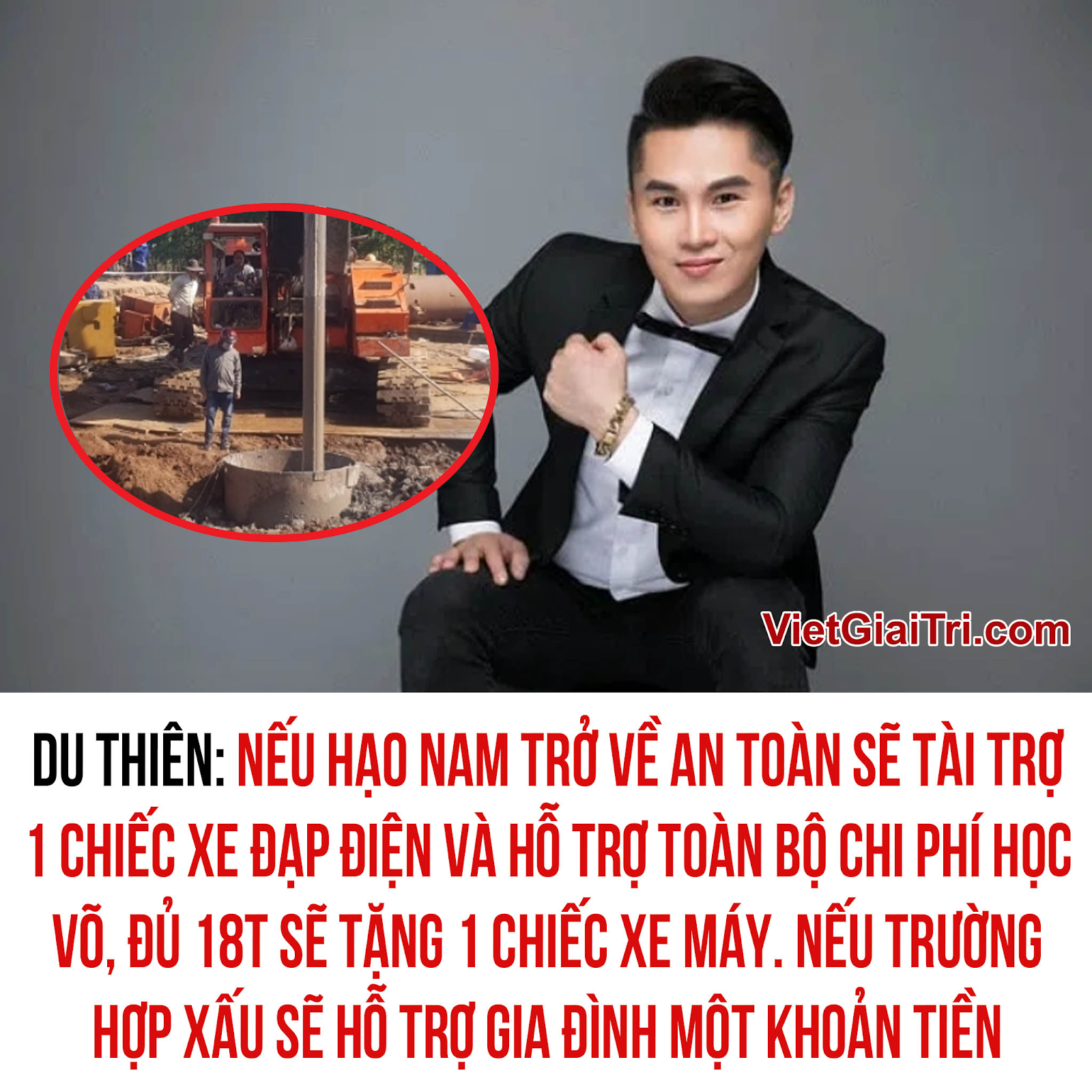 Du Thiên đáp trả cực nét khi bị mỉa mai sống lỗi, lợi dụng vụ rơi xuống hố bê tông để Pr tên tuổi - Hình 1