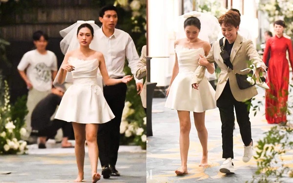 Doãn Hải My vừa có danh phận, chị dâu Đoàn Văn Hậu đã khệ nệ xách đồ cho, có thái độ gây chú ý - Hình 3