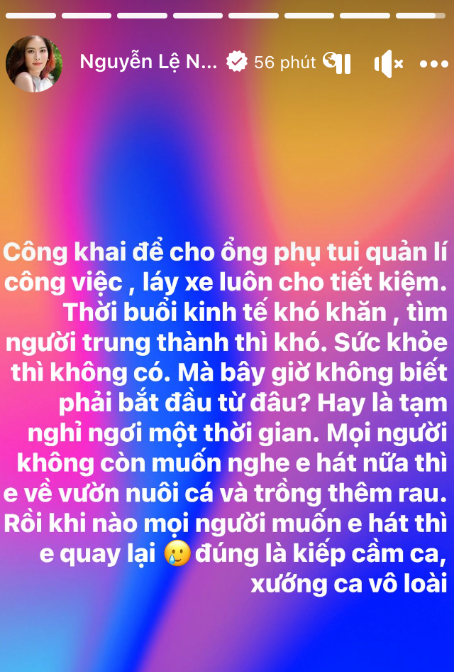 Nam Em để chồng sắp cưới ngưng việc quản lí, đăng đàn tuyển người mới, đòi nghỉ đi hát sau drama - Hình 9