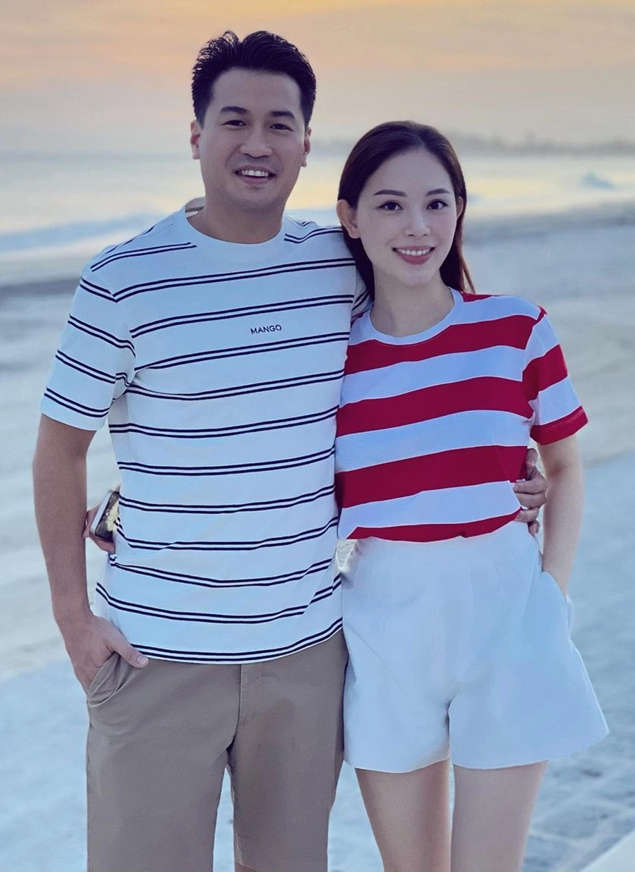 Con dâu tỷ phú Johnathan Hạnh Nguyễn sinh con gái đầu lòng, được ông xã cưng nựng từ khi mang thai - Hình 1