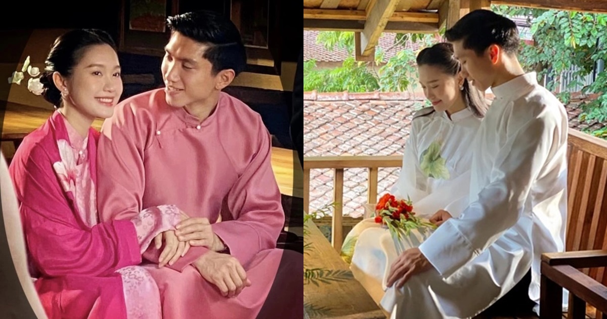 Đoàn Văn Hậu cùng vợ top 10 Hoa hậu tung ảnh cưới xuyên không, nhan sắc như tiên đồng ngọc nữ - Hình 10