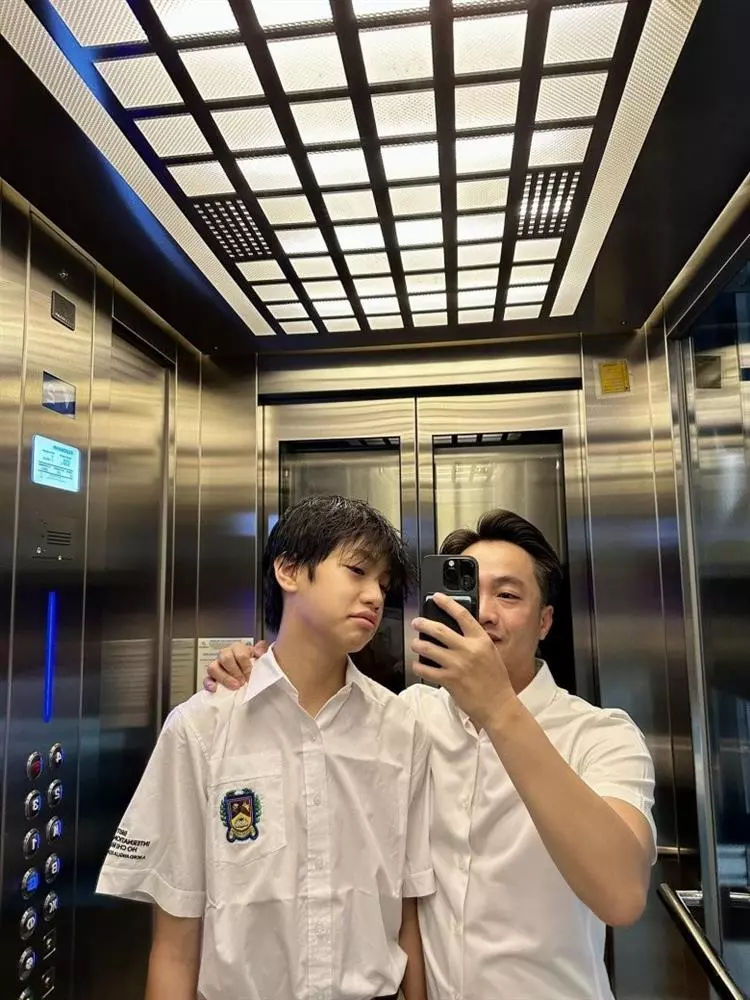 Cường Đô La khoe ảnh tập luyện cùng các con, dễ dàng nhận thấy Subeo khác bố hoàn toàn ở 1 chi tiết - Hình 4
