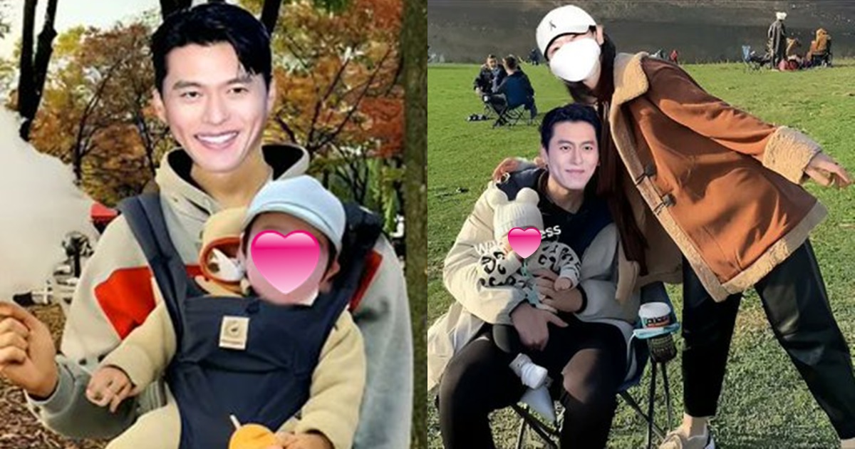 Hyun Bin - Son Ye Jin lộ ảnh ẵm con trai 1 tuổi đi chơi, em bé đẹp chuẩn bản sao của bố? - Hình 8