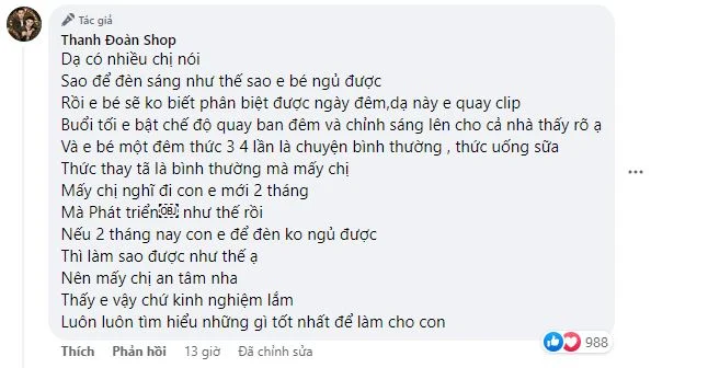 Hà Trí Quang - Thanh Đoàn thức sáng đêm trông con, không dám thuê giúp việc, netizen góp ý 1 điều - Hình 7