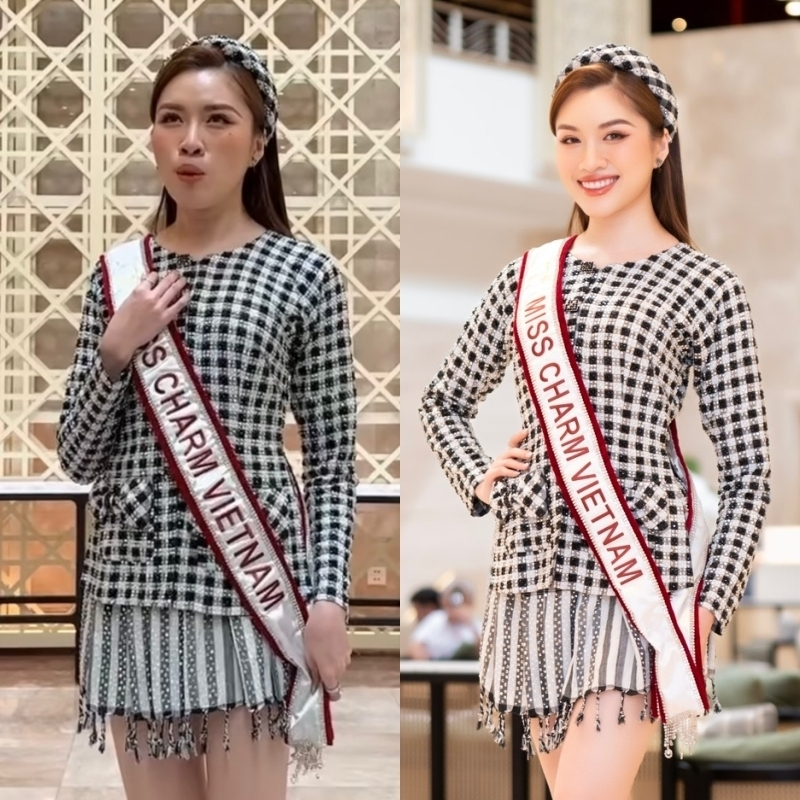 Thanh Thanh Huyền trước thềm CK Miss Charm: Lộ dấu hiệu dao kéo lỗi, gây sốc với áo 10cm - Hình 10