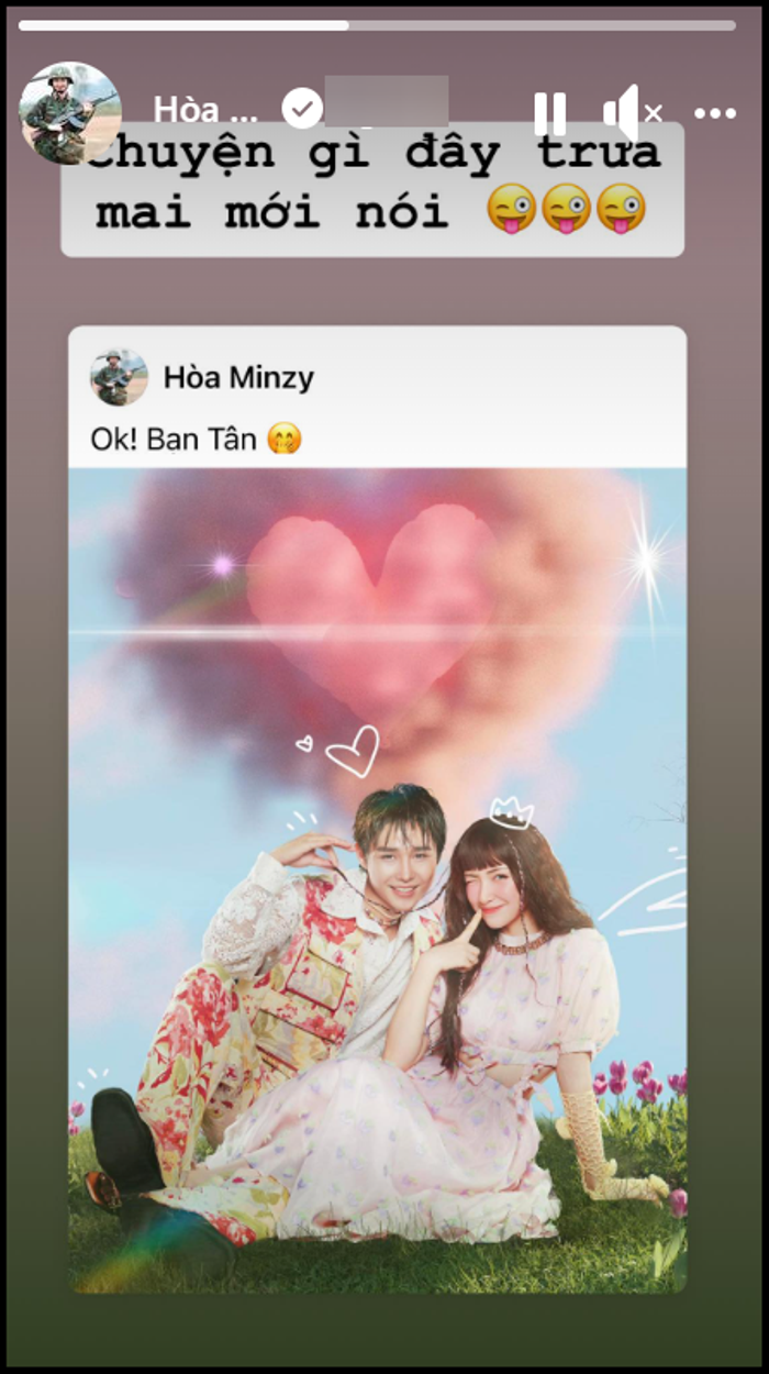 Hòa Minzy chính thức công khai thành đôi cùng mỹ nam Vbiz vào đúng dịp đặc biệt sau 1 năm chia tay - Hình 2