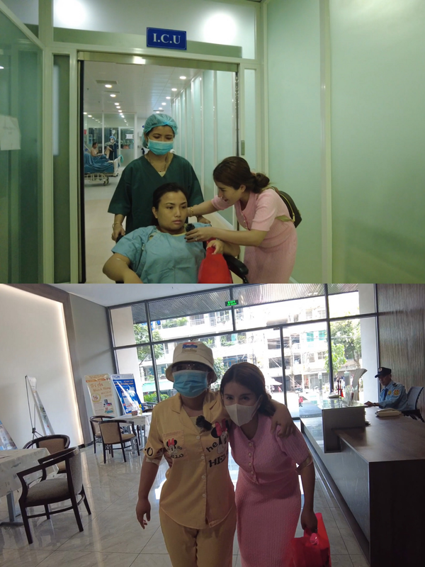 Quỳnh Trần JP hậu dao kéo: Sức khỏe yếu ớt, đi lại khó khăn, được bà Nhân Vlog đưa về nhà chăm sóc - Hình 4