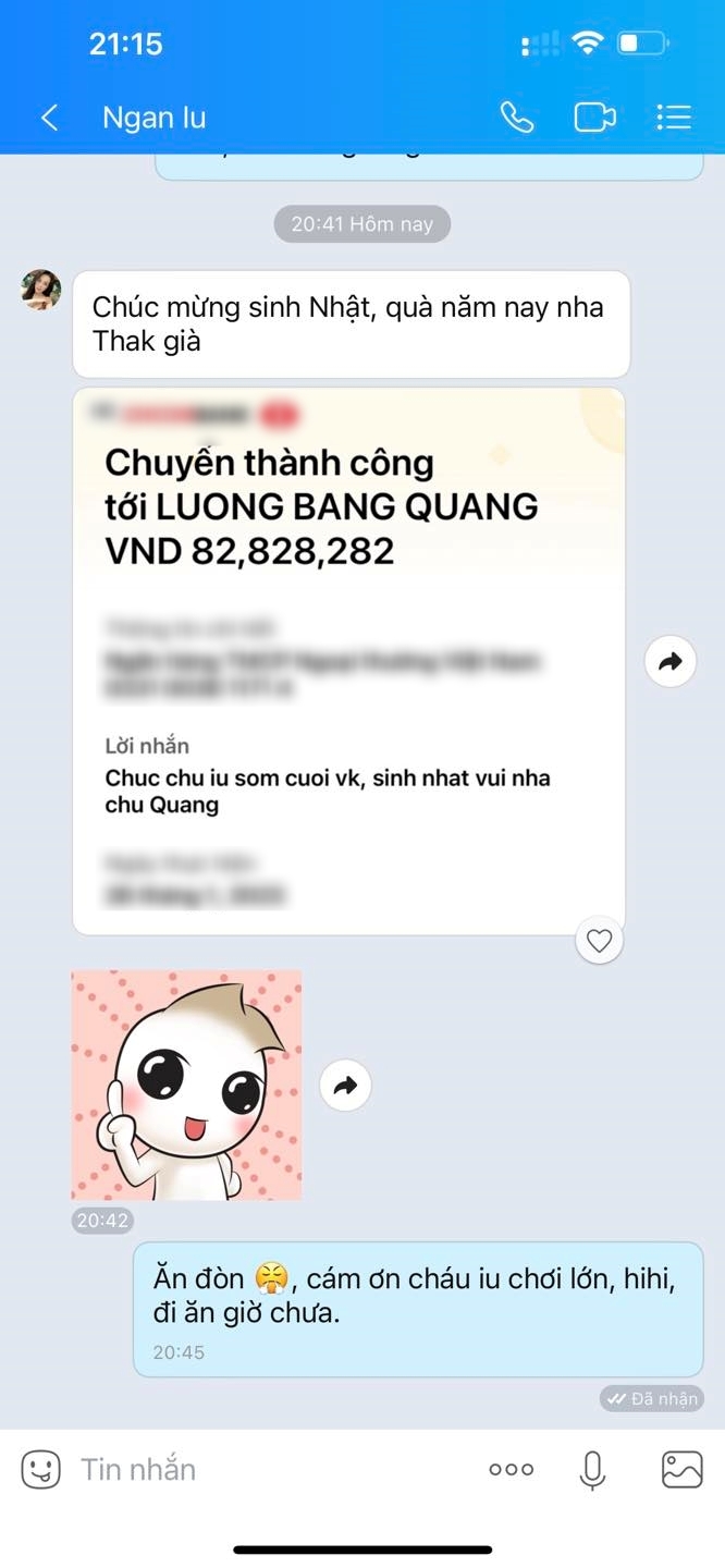 Ngân 98 bị chê ăn mặc lố khi tổ chức sinh nhật cho Lương Bằng Quang - Hình 5